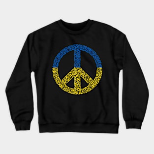 PEACE FOR UKRAINE SLAVA UKRAINI PROTEST PUTIN PROTEST RUSSIAN INVASION Crewneck Sweatshirt